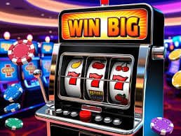 Fa Cai Shen Deluxe 5-reel slot interface with live dealer commentary panel and spin controls